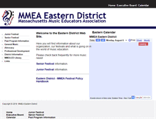 Tablet Screenshot of mmeaeasterndistrict.org